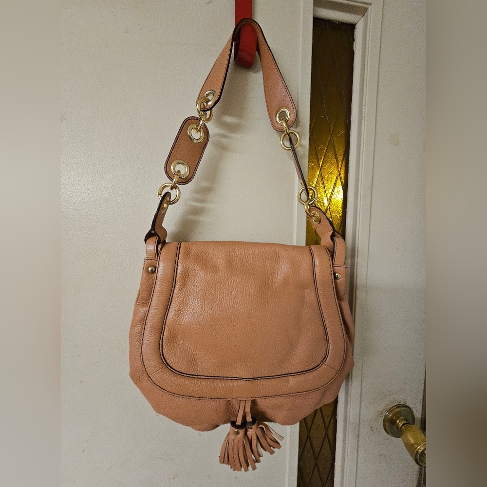 Barr and Barr New York tan satchel